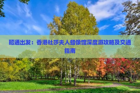 昭通出发：香港杜莎夫人蜡像馆深度游攻略及交通指南