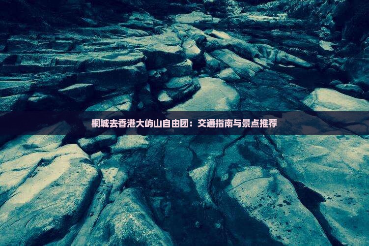 桐城去香港大屿山自由团：交通指南与景点推荐