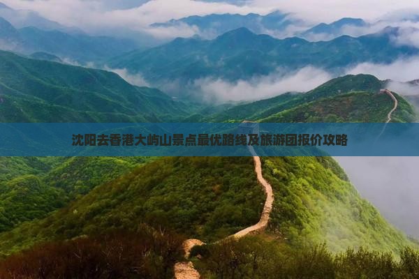 沈阳去香港大屿山景点最优路线及旅游团报价攻略
