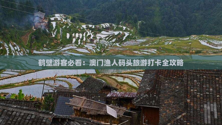 鹤壁游客必看：澳门渔人码头旅游打卡全攻略