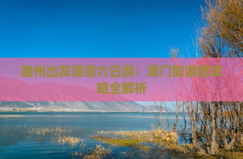 随州出发港澳六日游：澳门旅游塔攻略全解析