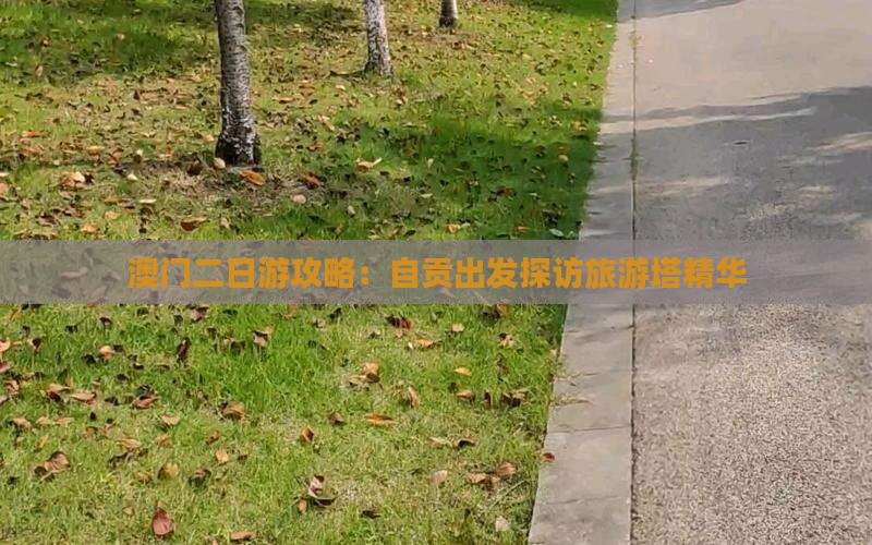 澳门二日游攻略：自贡出发探访旅游塔精华