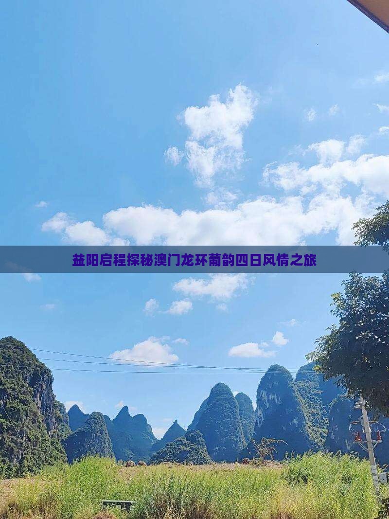 益阳启程探秘澳门龙环葡韵四日风情之旅