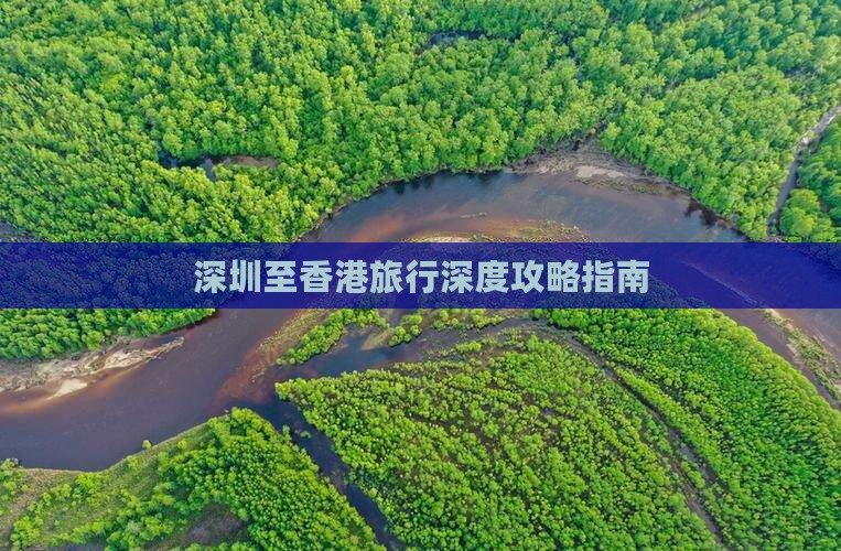 深圳至香港旅行深度攻略指南