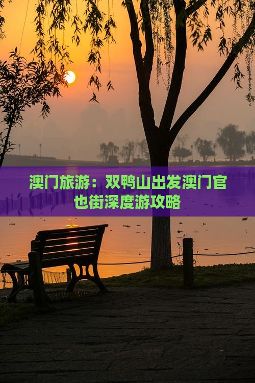澳门旅游：双鸭山出发澳门官也街深度游攻略
