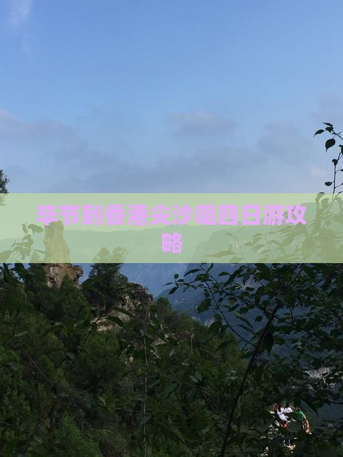毕节到香港尖沙咀四日游攻略