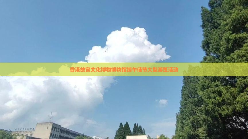 香港故宫文化博物博物馆端午佳节大型游览活动