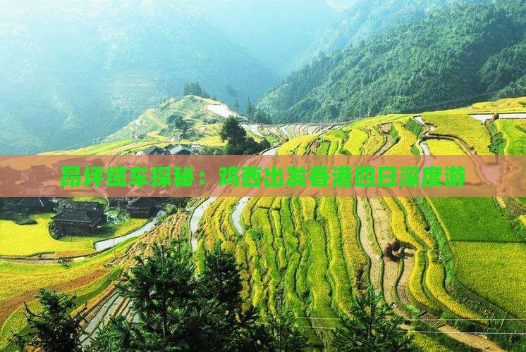 昂坪缆车探秘：鸡西出发香港四日深度游