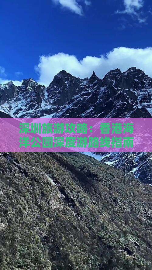 深圳旅游攻略：香港海洋公园深度游路线指南