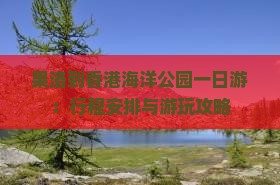 果洛到香港海洋公园一日游：行程安排与游玩攻略
