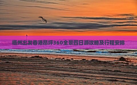 梧州出发香港昂坪360全景四日游攻略及行程安排