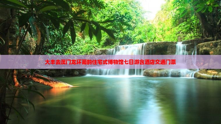 大丰去澳门龙环葡韵住宅式博物馆七日游含酒店交通门票