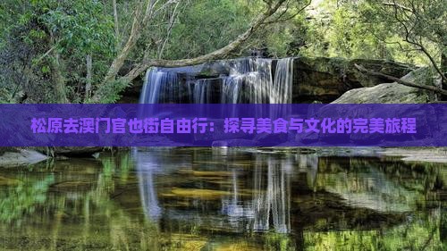 松原去澳门官也街自由行：探寻美食与文化的完美旅程
