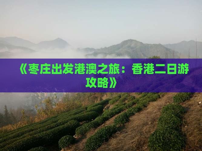 《枣庄出发港澳之旅：香港二日游攻略》