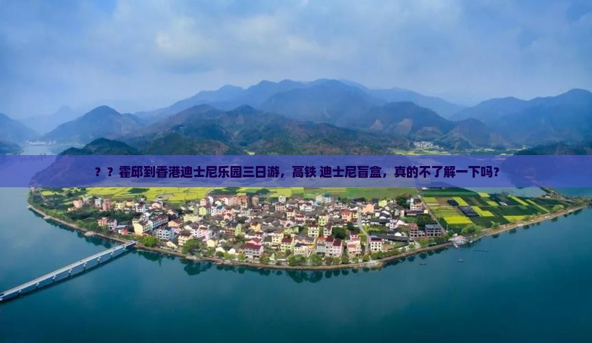 ？？霍邱到香港迪士尼乐园三日游，高铁+迪士尼盲盒，真的不了解一下吗？