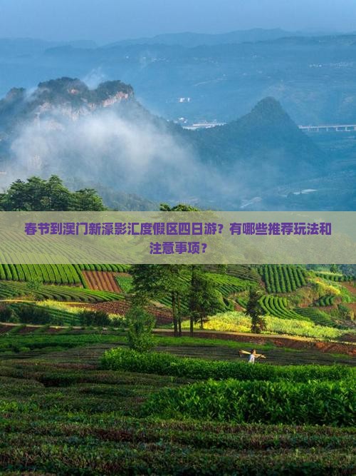 春节到澳门新濠影汇度假区四日游？有哪些推荐玩法和注意事项？