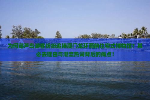 为何葫芦岛游客纷纷追捧澳门龙环葡韵住宅式博物馆？其必去理由与潮流热词背后的痛点！