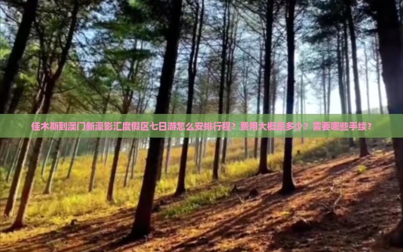 佳木斯到澳门新濠影汇度假区七日游怎么安排行程？费用大概是多少？需要哪些手续？
