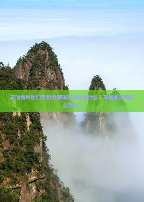 去淄博到澳门官也街游玩需要注意什么？交通和美食怎么安排？