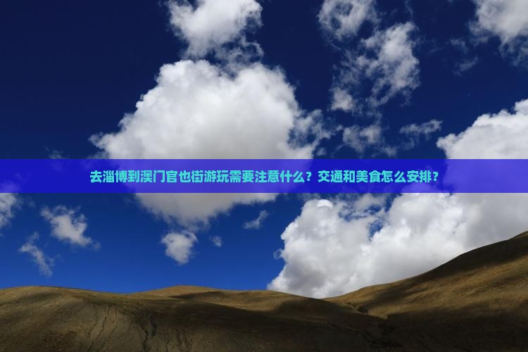 去淄博到澳门官也街游玩需要注意什么？交通和美食怎么安排？