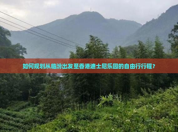 如何规划从临汾出发至香港迪士尼乐园的自由行行程？