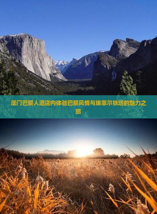 澳门巴黎人酒店内体验巴黎风情与埃菲尔铁塔的魅力之旅