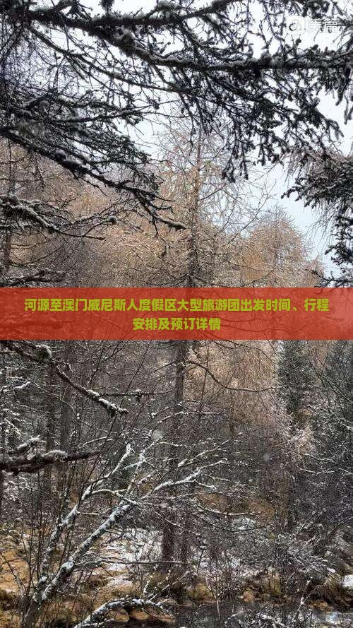 河源至澳门威尼斯人度假区大型旅游团出发时间、行程安排及预订详情