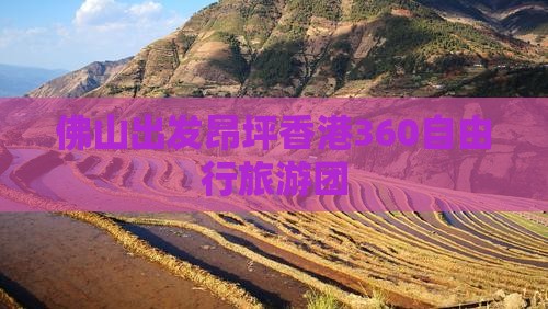 佛山出发昂坪香港360自由行旅游团