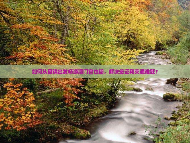 如何从盘锦出发畅游澳门官也街，解决签证和交通难题？