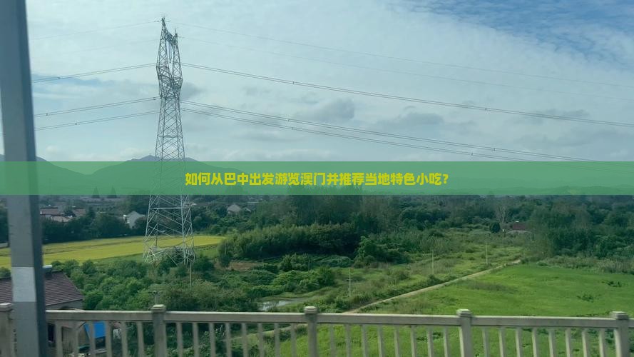 如何从巴中出发游览澳门并推荐当地特色小吃？
