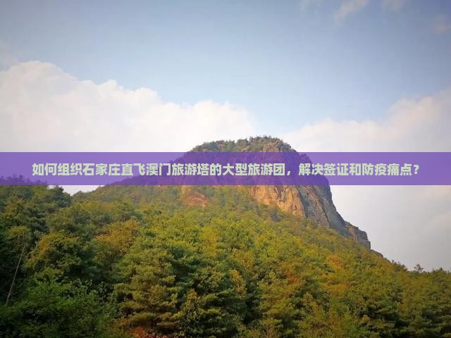 如何组织石家庄直飞澳门旅游塔的大型旅游团，解决签证和防疫痛点？
