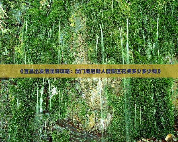 《宜昌出发港澳游攻略：澳门威尼斯人度假区花费多少多少钱》