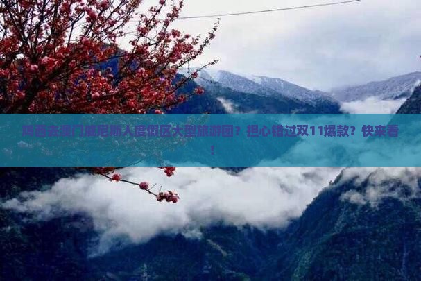 鸡西去澳门威尼斯人度假区大型旅游团？担心错过双11爆款？快来看！