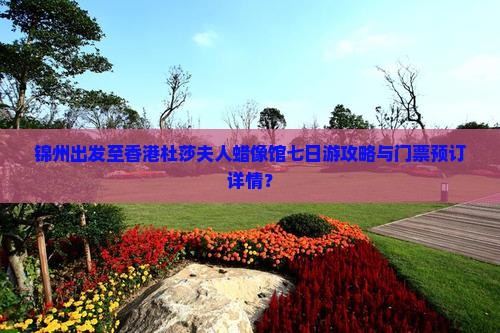锦州出发至香港杜莎夫人蜡像馆七日游攻略与门票预订详情？
