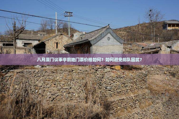 八月澳门议事亭前地门票价格如何？如何避免排队困扰？