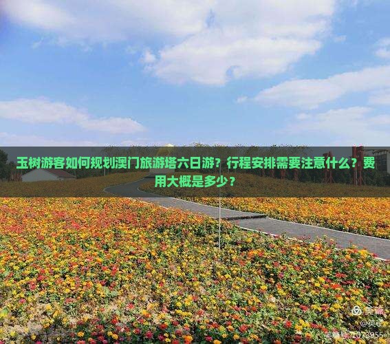 玉树游客如何规划澳门旅游塔六日游？行程安排需要注意什么？费用大概是多少？