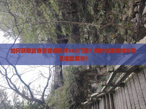 如何获取宜春至香港昂坪360门票？限时优惠攻略与常见难题解答！