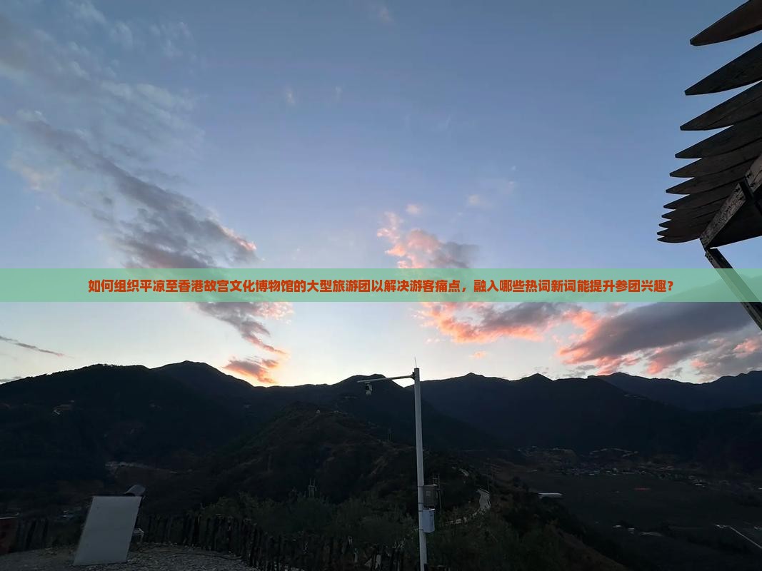 如何组织平凉至香港故宫文化博物馆的大型旅游团以解决游客痛点，融入哪些热词新词能提升参团兴趣？