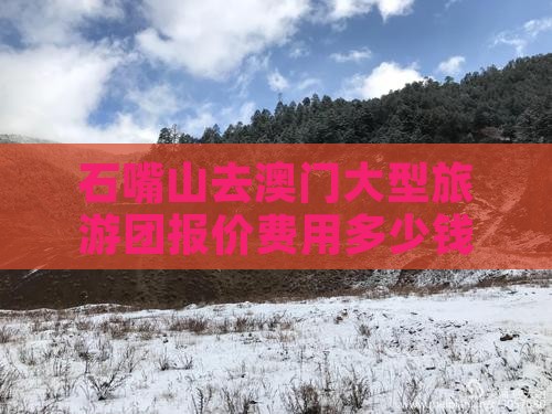 石嘴山去澳门大型旅游团报价费用多少钱
