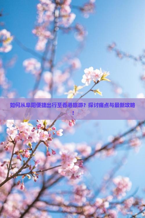 如何从阜阳便捷出行至香港旅游？探讨痛点与最新攻略！