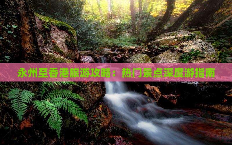 永州至香港旅游攻略：热门景点深度游指南