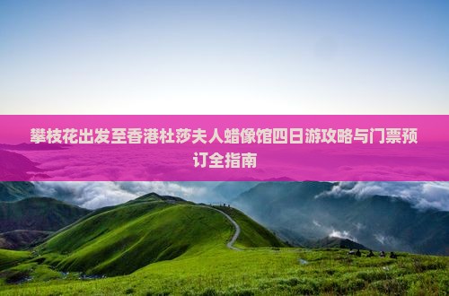 攀枝花出发至香港杜莎夫人蜡像馆四日游攻略与门票预订全指南