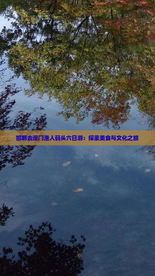 邯郸去澳门渔人码头六日游：探索美食与文化之旅