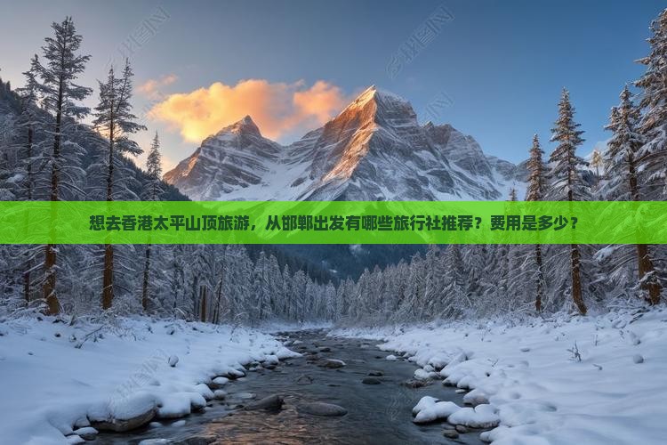 想去香港太平山顶旅游，从邯郸出发有哪些旅行社推荐？费用是多少？