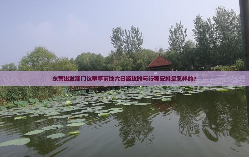 东营出发澳门议事亭前地六日游攻略与行程安排是怎样的？