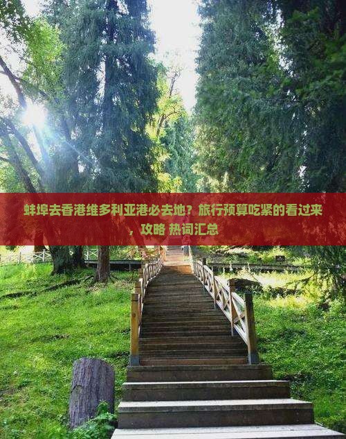 蚌埠去香港维多利亚港必去地？旅行预算吃紧的看过来，攻略+热词汇总