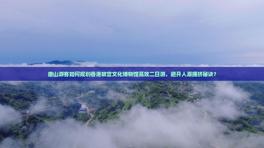 唐山游客如何规划香港故宫文化博物馆高效二日游，避开人潮拥挤秘诀？