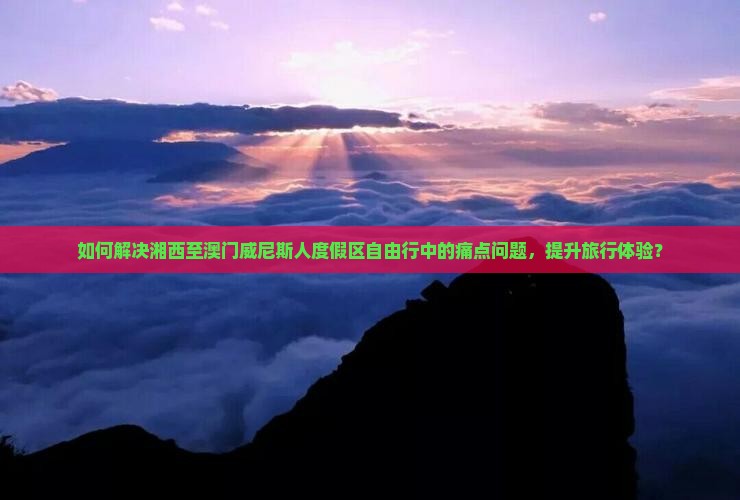 如何解决湘西至澳门威尼斯人度假区自由行中的痛点问题，提升旅行体验？