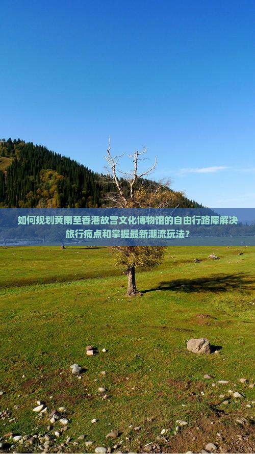 如何规划黄南至香港故宫文化博物馆的自由行路犀解决旅行痛点和掌握最新潮流玩法？