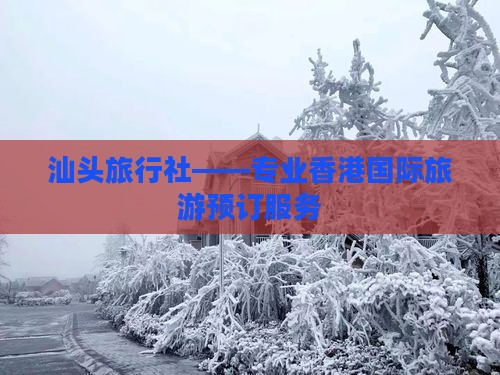 汕头旅行社——专业香港国际旅游预订服务